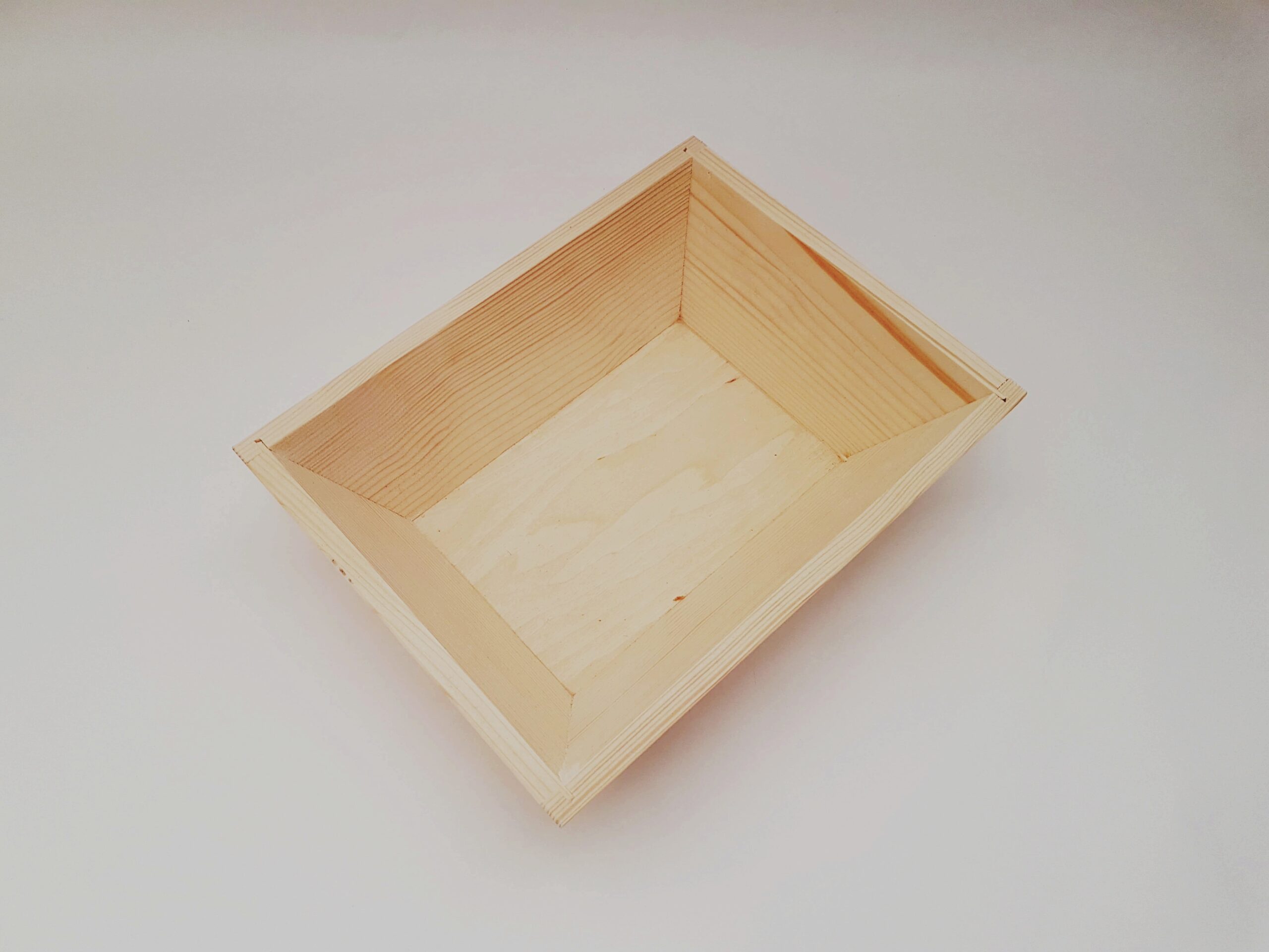 Tava din lemn pentru pâine / fructe - 25,5x20x6 cm 1 Tava pentru pâine fructe