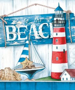 Servetel - To the beach - 33x33 cm