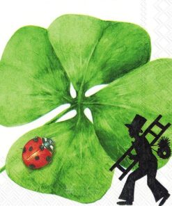 Servetel - good luck - 25x25 cm