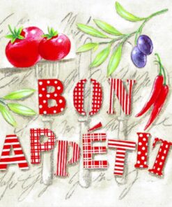 Șervețel - Bon Appetit - 33x33 cm
