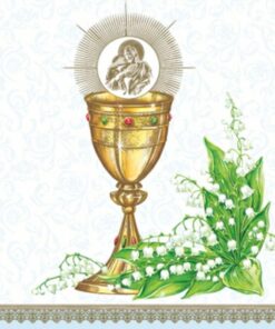 Șervețel - baptism - 33x33 cm