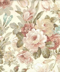 Servetel - flori kate cream - 33x33 cm
