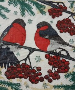 Servetel - pixie birds - 33x33 cm