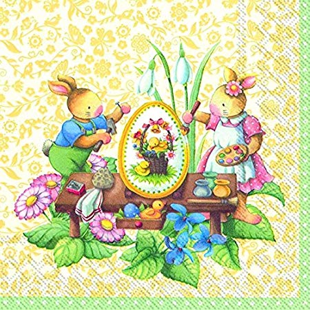 Șervețel - Easter spring fantasy - 33x33 cm 1 Șervețel - EASTER SPRING FANTASY - 33x33 cm