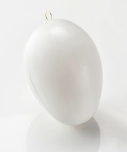 Ou din plastic pentru decorat - h 16 cm