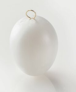 Ou din plastic pentru decorat - h 5,5 cm .