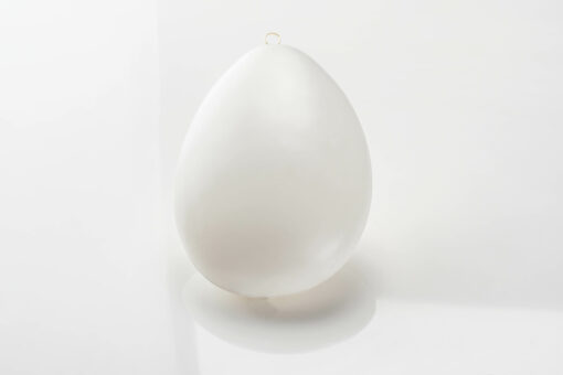 Ou din plastic pentru decorat - plat - h 16 cm 1