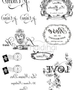 Hârtie transfer - French chic 10 - A4