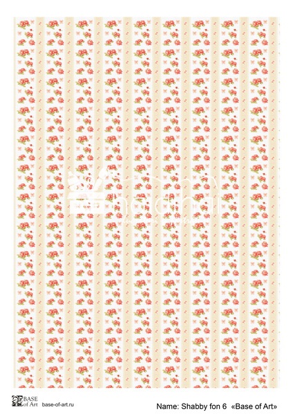 Hârtie decoupage - Shabby fon 6 - A4 1 Hârtie decoupage - Shabby fon 6 - A4