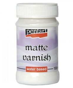 Lac mat – pe bază de apă – Pentart – 100 ml