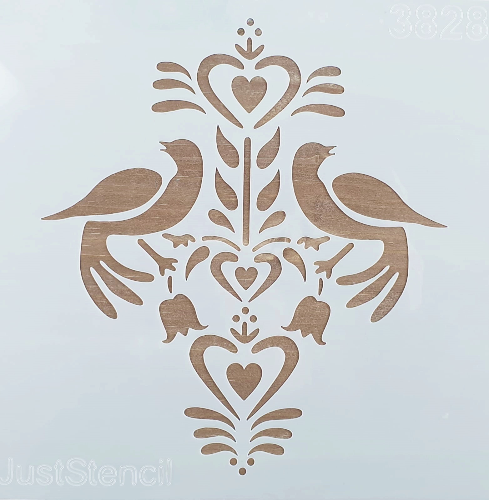 Șablon – folk art birds – 20×20 cm 1 Șablon – folk art birds – 20×20 cm