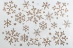 Sablon – fulgi de nea - snowflakes – 20×30 cm