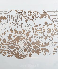 Șablon – mixmedia 1 – 30×30 cm