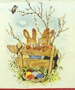 Șervețel - Bunny Friends - 33x33 cm