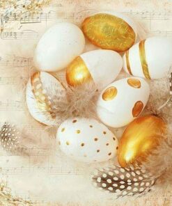 Șervețel - Golden Eggs - 33x33 cm