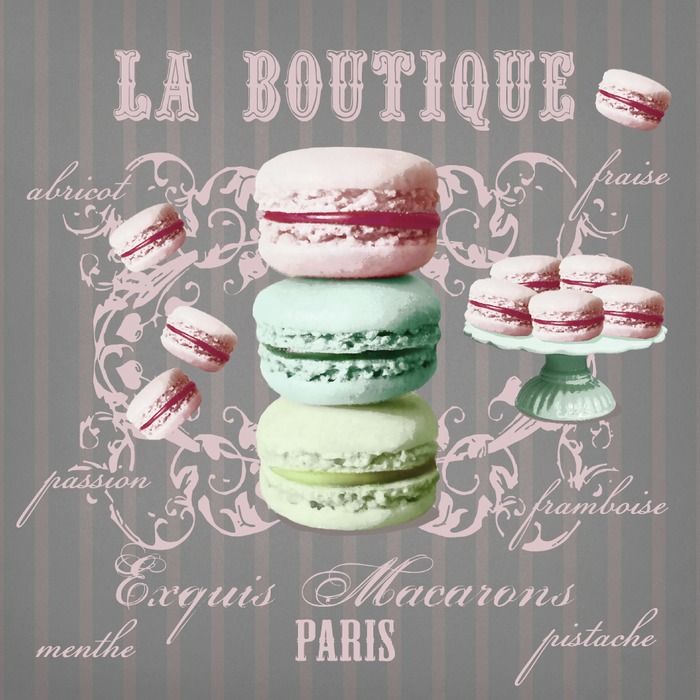 Șervețel - La Boutique - 33x33 cm 1 Șervețel - La Boutique - 33x33 cm