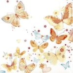 Șervețel - lovely butterflies - 33x33 cm Șervețel - lovely butterflies - 33x33 cm