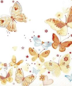 Șervețel - lovely butterflies - 33x33 cm