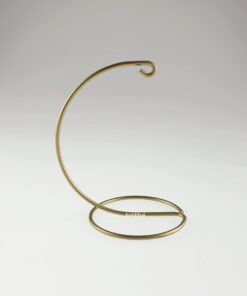 Suport metalic decorativ auriu - glob - h14 cm