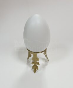 Suport metalic pentru ouă - model frunză - 75 mm .
