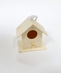 Decorațiune mică - căsuță - Birdhouse - 6x6 cm