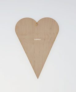 Inimă pentru decorat - din lemn - 25 cm