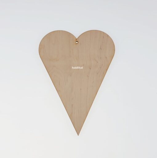 Inimă pentru decorat - din lemn - 25 cm 1