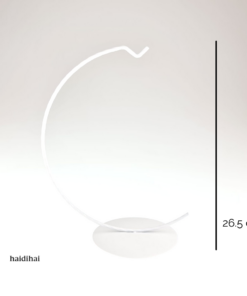 Suport metalic decorativ alb – h26.5 cm