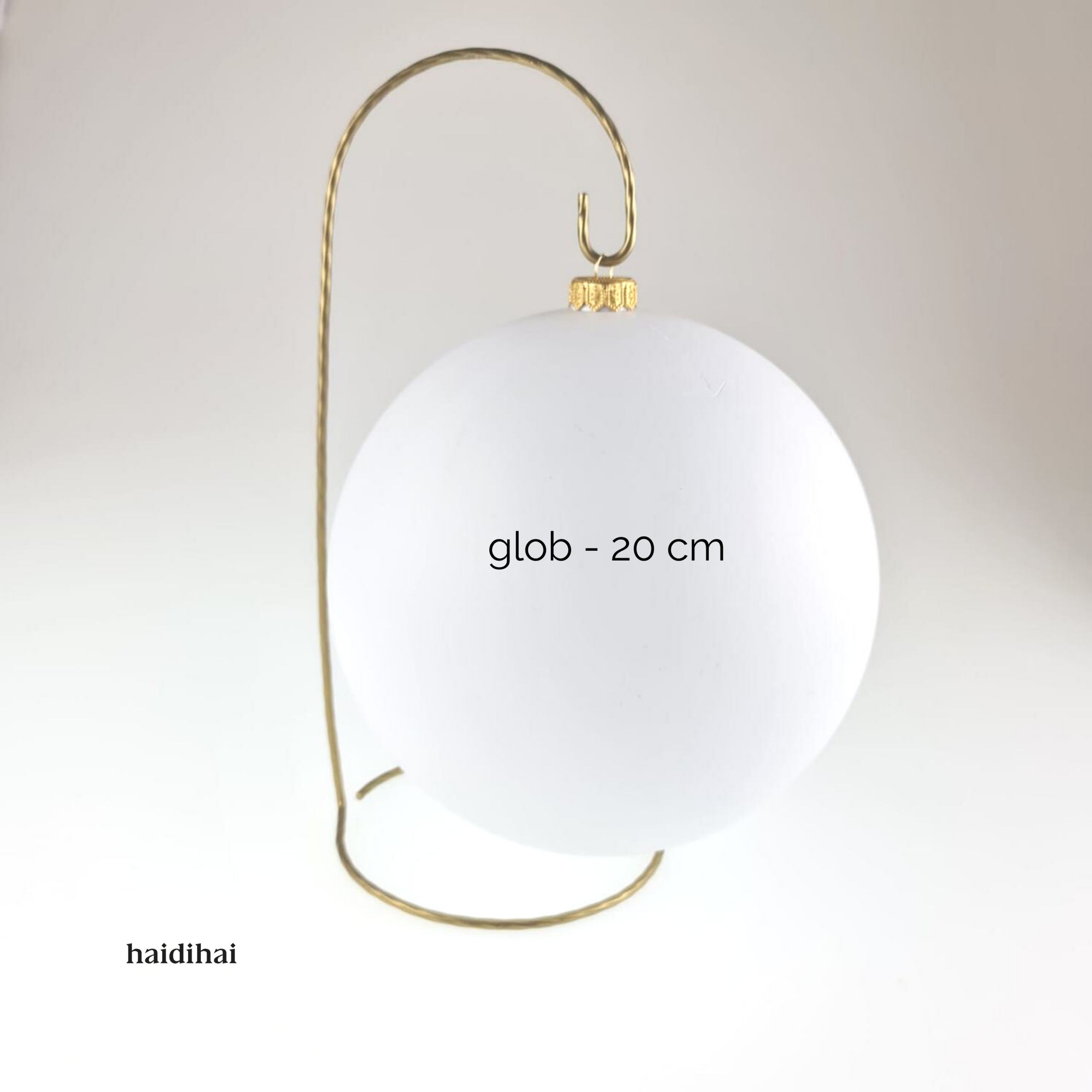 Suport metalic decorativ auriu - glob - h 28 cm 2 Suport metalic decorativ auriu - glob - h 28 cm - imagine 2