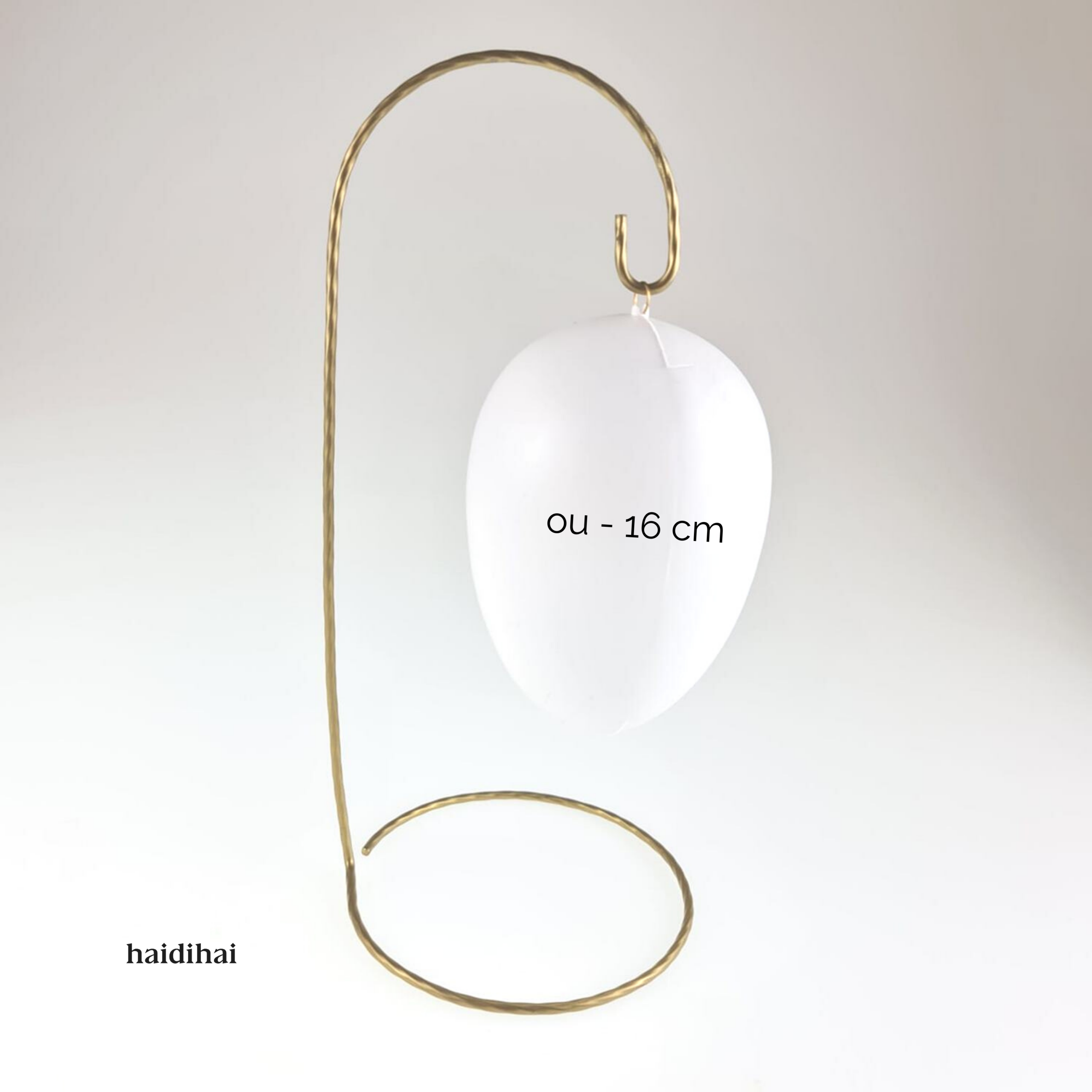 Suport metalic decorativ auriu - glob - h 28 cm 5 Suport metalic decorativ auriu - glob - h 28 cm - imagine 5