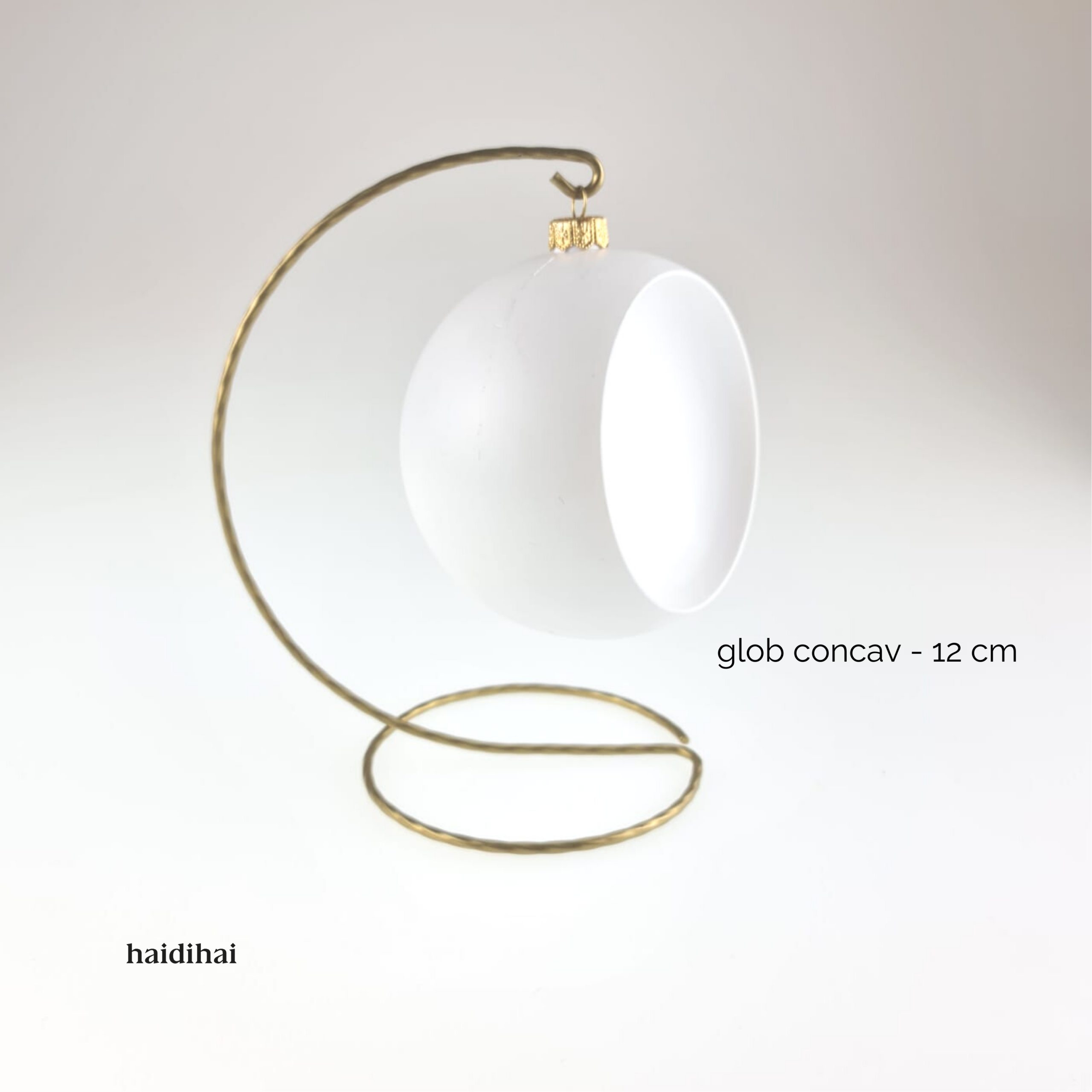 Suport metalic decorativ - auriu - glob- h20cm 4 Suport metalic decorativ - auriu - glob- h20cm - imagine 4