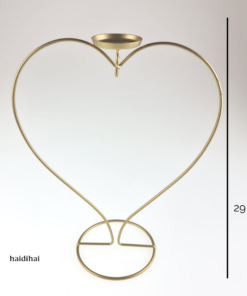 Suport-metalic-decorativ-inima-–-auriu-–-h-29-cm