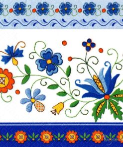 Șervețel - Kashubian Folk 8 - 33×33 cm