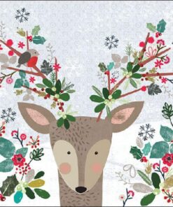 Șervețel – Robin In Antlers – 33×33 cm