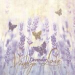 Șervețel – Vintage Lavender Love – 33×33 cm Șervețel – Vintage Lavender Love – 33×33 cm