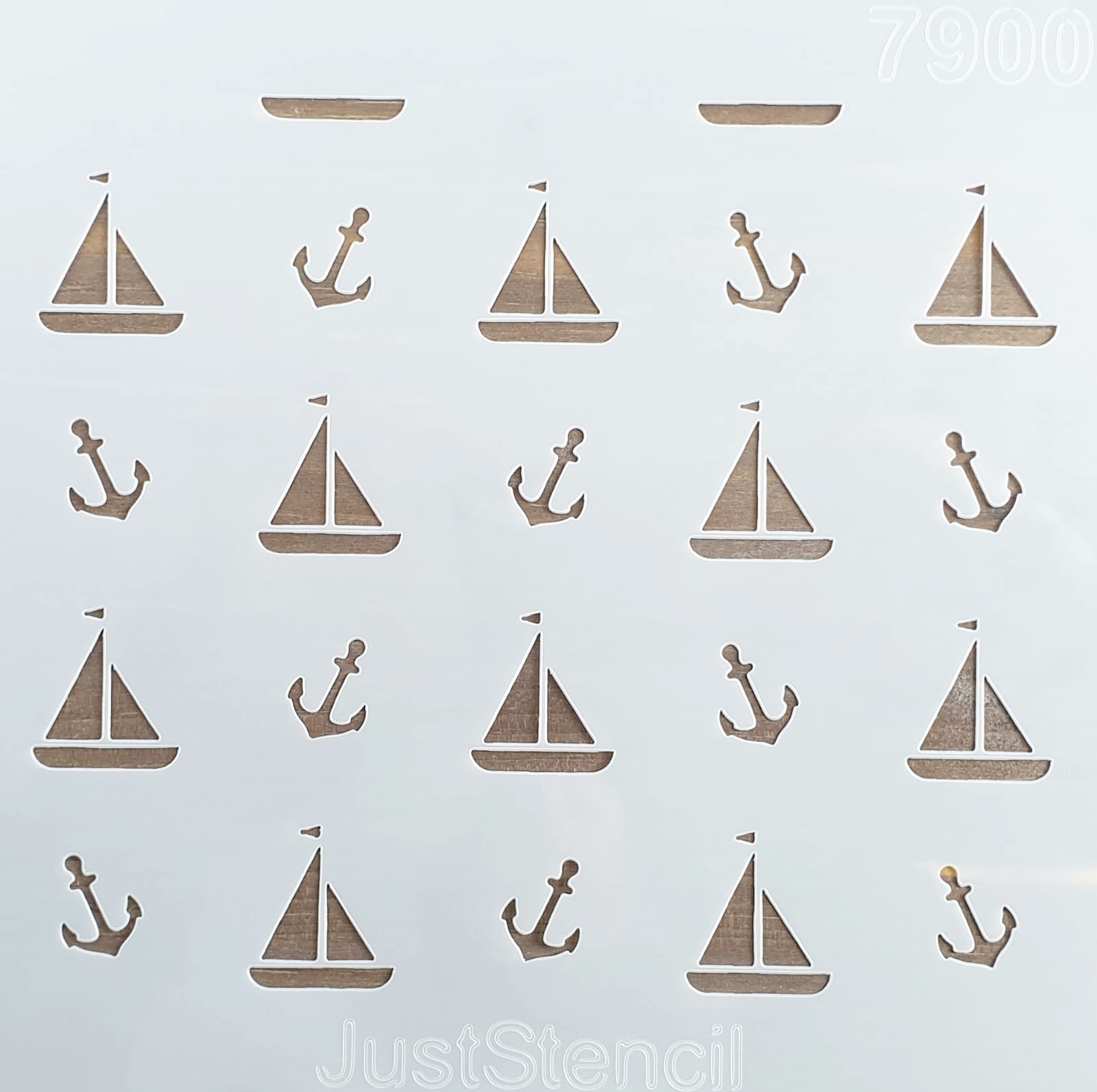 Șablon decorativ - sailboat - 20x20 1 Șablon decorativ - sailboat - 20x20