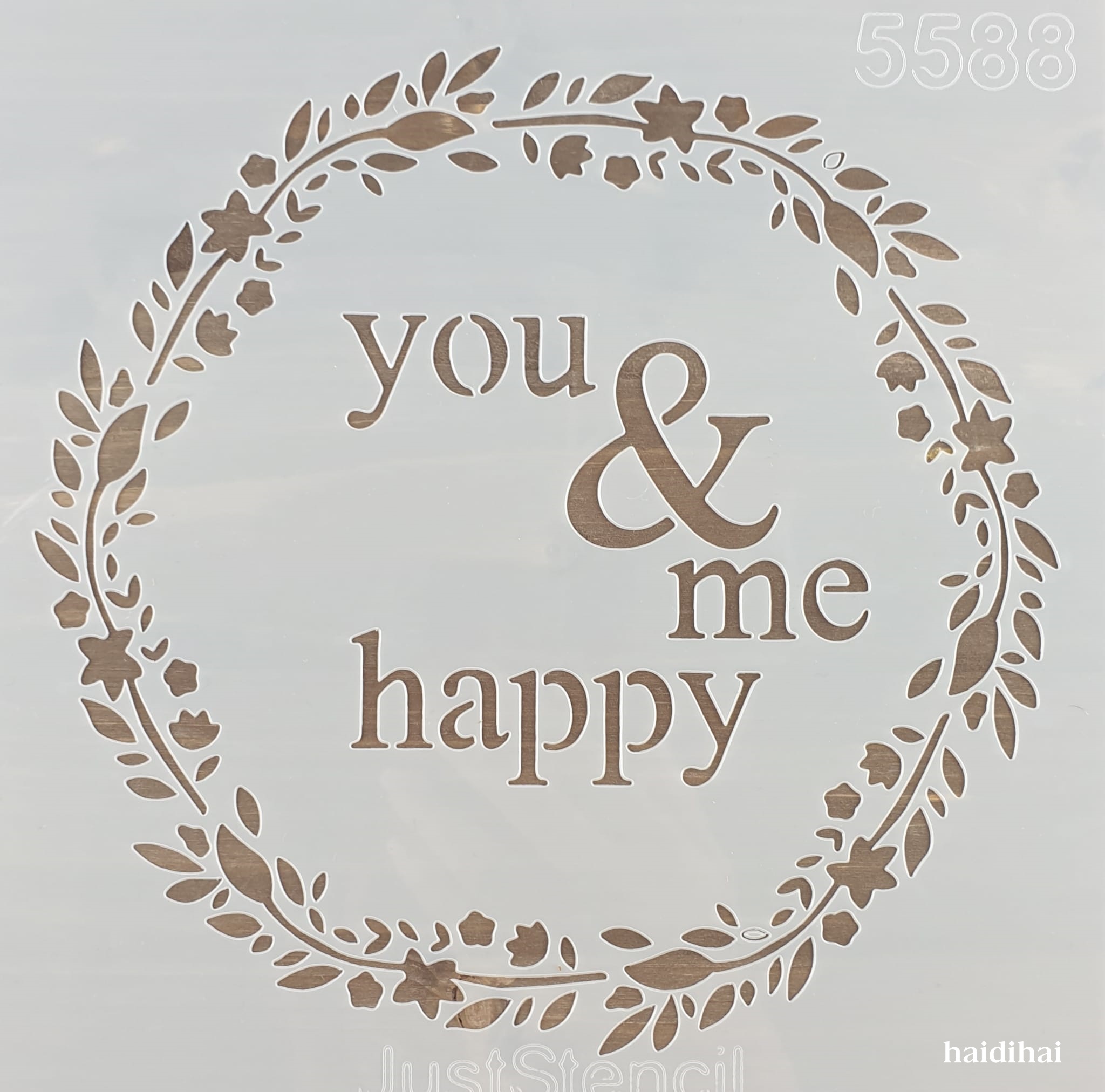 Șablon - You And Me - 20x20 cm 1 Șablon - You And Me - 20x20 cm