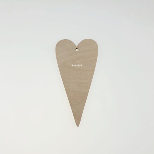 Figurină inimă – formă alungită - h 16 cm 1