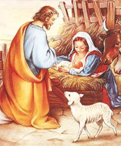 Șervețel - Jesus is born - 33x33
