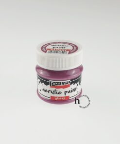 Acrilic lucios - 50 ml - Pentart - Mușcată, Mallow