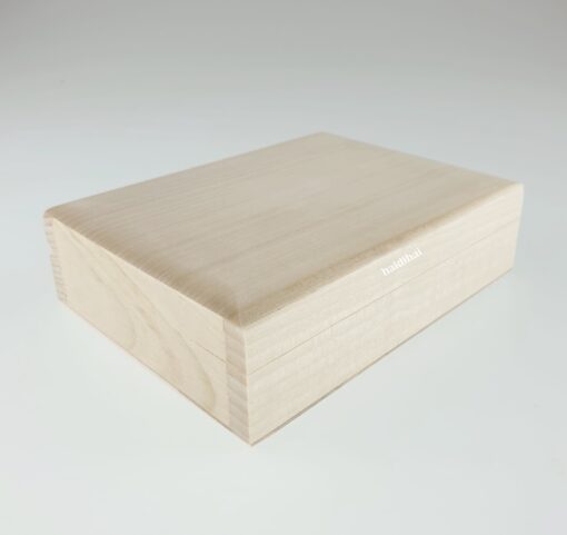 Cutie din lemn cu 2 compartimente - 16x12x4,5 cm 1