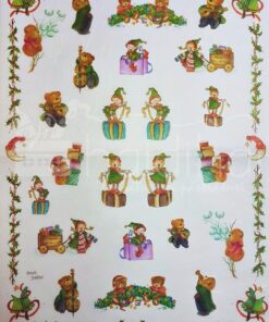 Hârtie de orez – spiriduși – 5208 – 35X50 cm