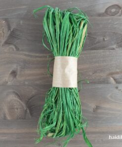 Rafie naturală –  verde - green - 30 gr.