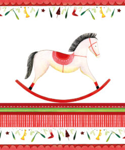 Șervețel - Rocking Horse - 33x33 cm