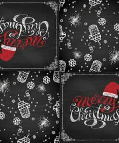 Șervețel - Merry Christmas Cap - 33x33 cm