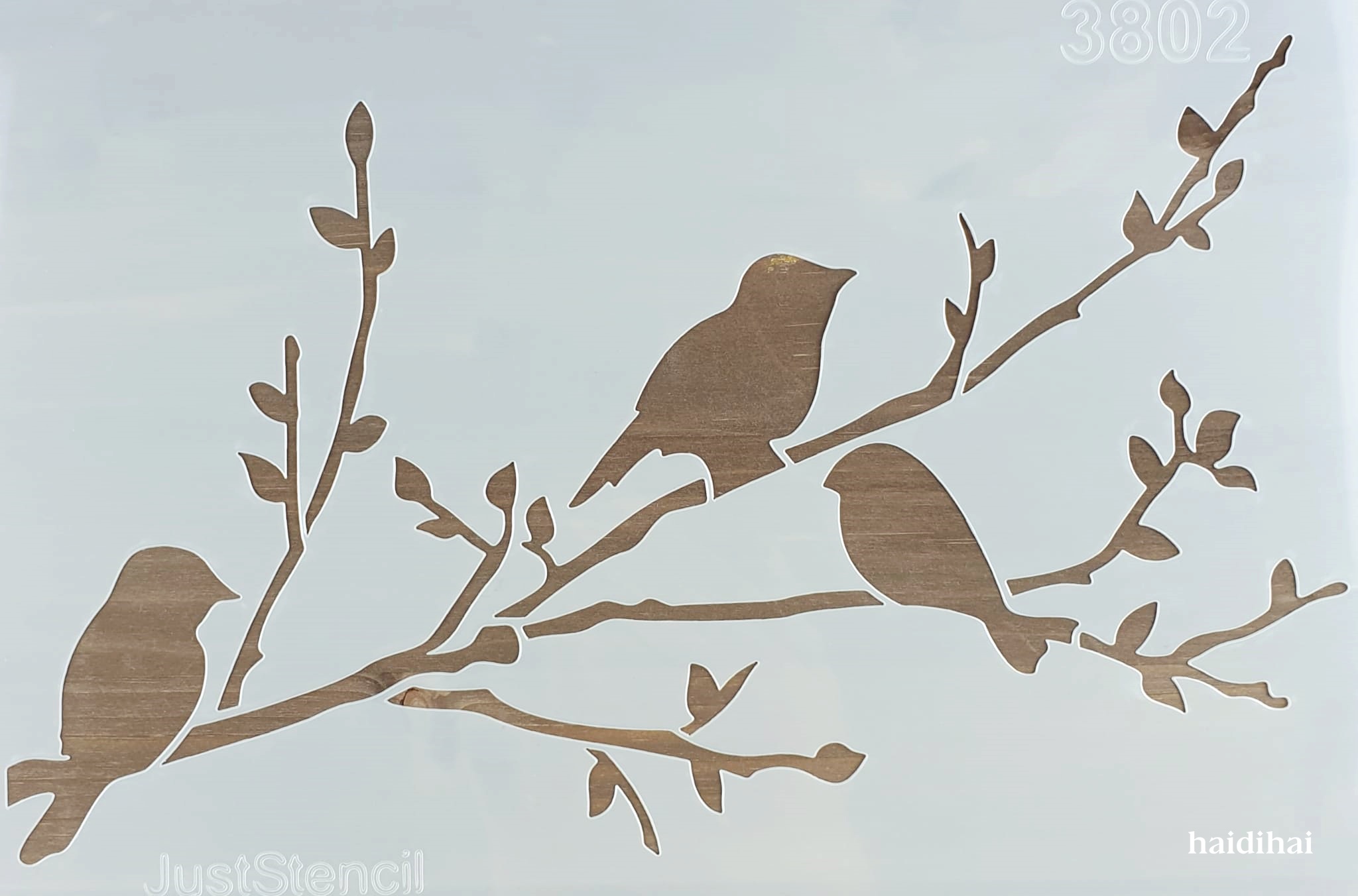 Șablon - Păsărele - Birds - 20x30 cm 1 Șablon - Păsărele - Birds - 20x30 cm