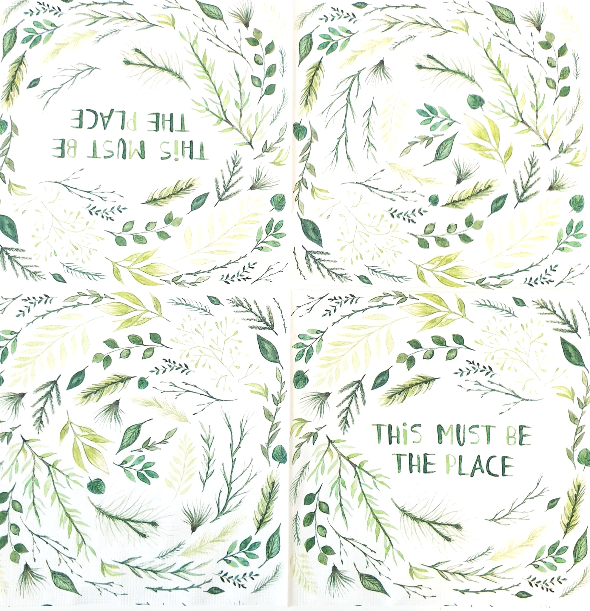 Șervețel - Must Be The Place - 33x33 cm 2 Șervețel - Must Be The Place - 33x33 cm - imagine 2