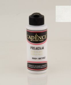 Vopsea acrilică – alb - white – CADENCE – 120 ml