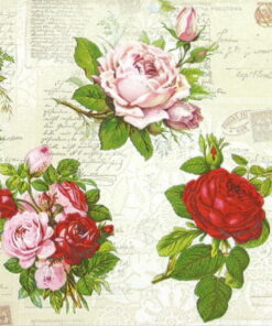 Șervețel Decoupage - English Roses - 33x33 cm