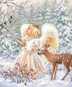 Șervețel - Winter Angel - 33x33 cm